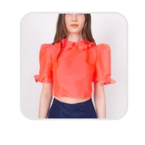 Spring Lucy Top in Neon Sunset